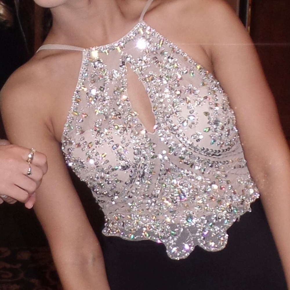 Elegant black prom dress!